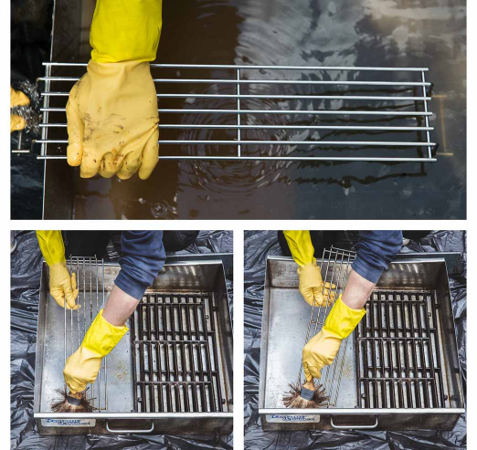 dip tank bbq cleaning