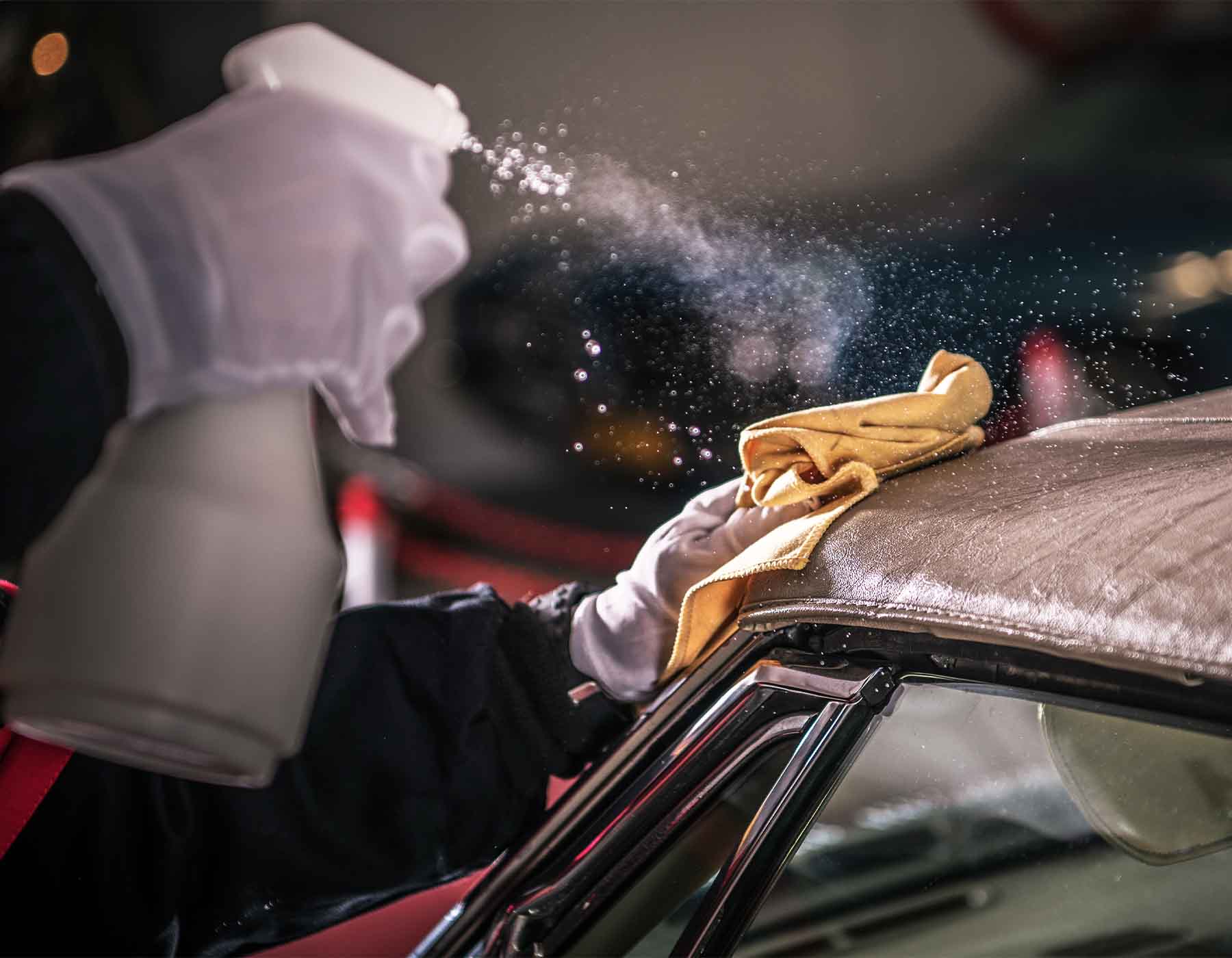 Convertible roof cleaning service Fantastic Cleaners