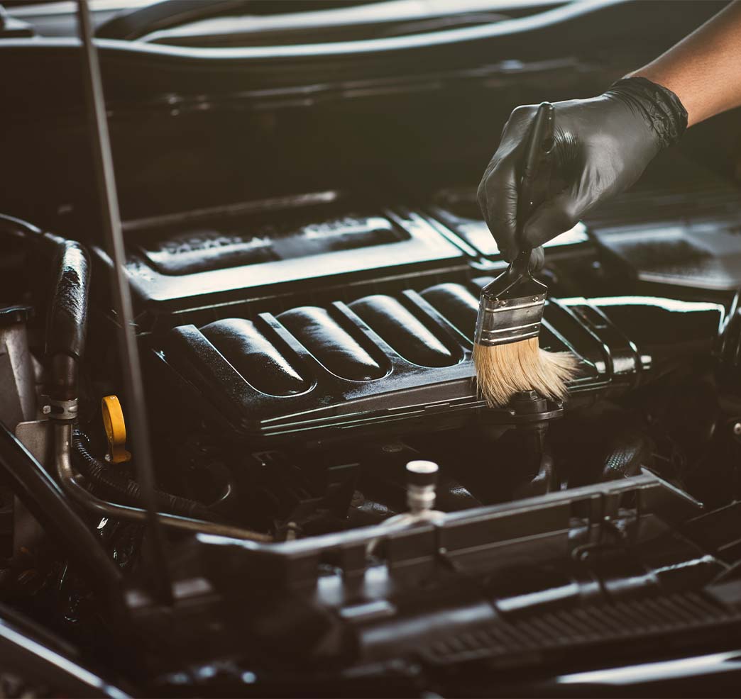 Professional engine bay steam cleaning Fantastic Cleaners