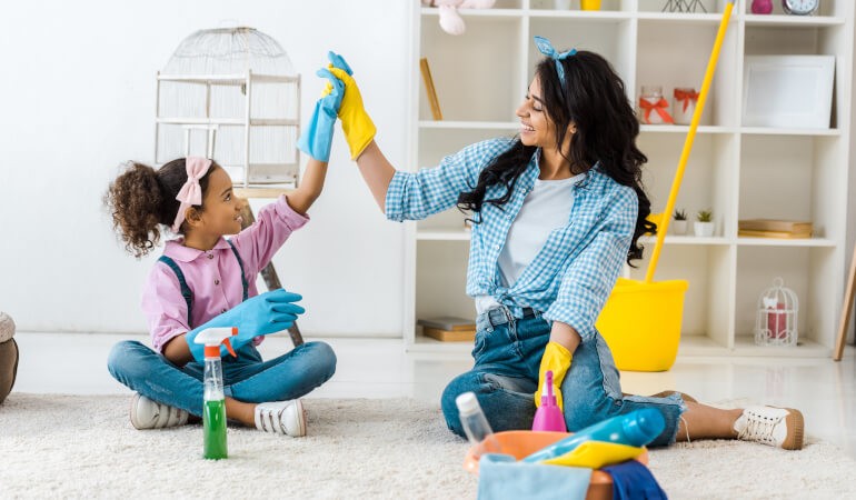 deep cleaning for spring